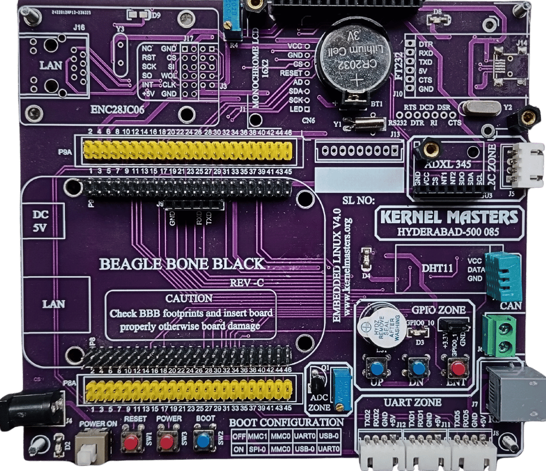 Kernel Masters BeagleBone Black Expansion Board