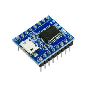 Buy JQ6500-16P MP3 Audio Voice Module with 16 Mbit flash, UART & 5-key control. 3.2 – 5 V logic, direct speaker output, 24-bit DAC sound quality – perfect for embedded voice and automation projects.