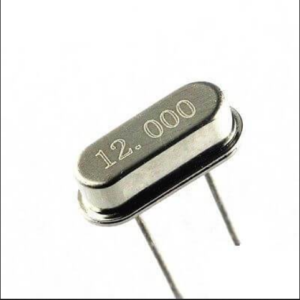 12MHz Quartz Crystal Oscillator 2-Pin Through-Hole for 8051 Microcontroller