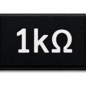 1kΩ 1/4W Fixed Resistor for Arduino STM32 PCB and Embedded Systems