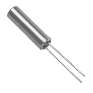 The 32.768kHz Quartz Crystal Oscillator YT-38 is a precision tuning-fork quartz crystal designed to provide an accurate low-frequency clock signal for real-time clock (RTC) circuits and battery-powered electronics. Featuring a compact 3 × 8 mm 2-pin through-hole package, it delivers excellent frequency stability, ultra-low power consumption, and reliable long-term performance. It is widely used in embedded systems, microcontrollers, wearable devices, IoT applications, digital clocks, wireless sensor nodes, and industrial electronics.