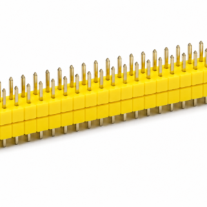 Male Berg Strip 40x2 Yellow 2.54mm Dual Row Pin Header for PCB and Embedded Systems